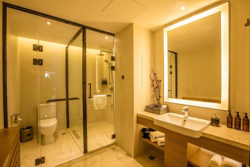 Imagen de la habitación del Hotel Mehood Dalian Hi-tech Wanda Plaza Xinghai. Foto 19