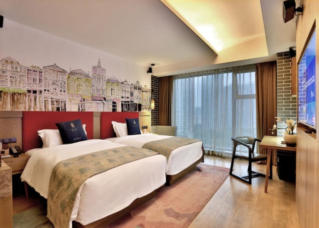 Imagen de la habitación del Hotel Mehood Lestie Hotel Wuxi. Foto 16