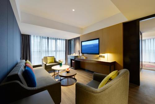 Imagen general del Hotel Mehood Lestie, Qujiang Dayan Pagoda Datang Everlasting City Jinhui Plaza. Foto 13