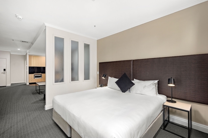 Imagen de la habitación del Hotel Melbourne City Suites. Foto 3