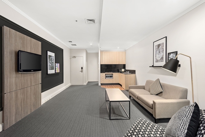 Imagen de la habitación del Hotel Melbourne City Suites. Foto 6