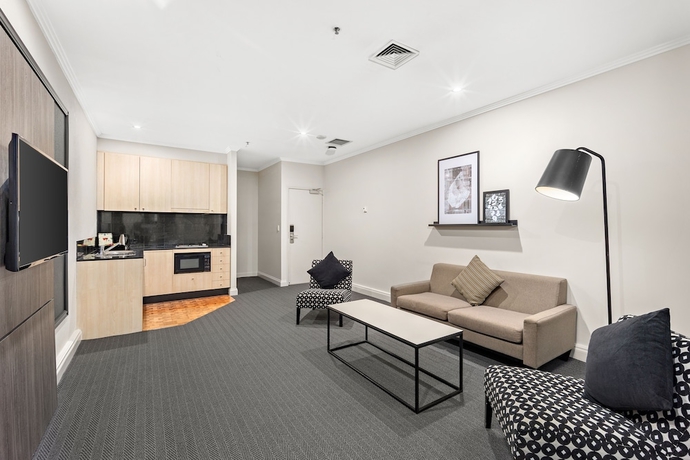 Imagen de la habitación del Hotel Melbourne City Suites. Foto 11