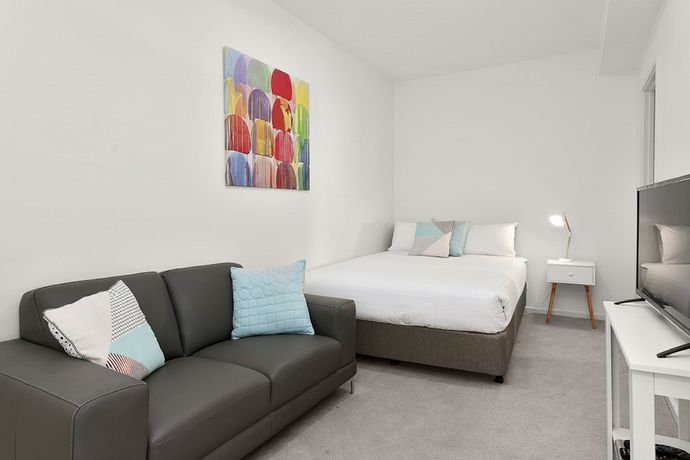 Imagen de la habitación del Hotel Melbourne Holiday Apartments Flinders Wharf. Foto 17