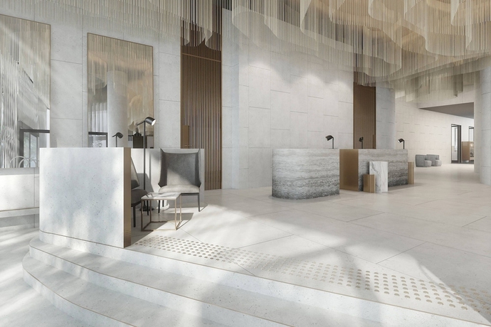 Imagen de los interiores del Hotel Melbourne Marriott Hotel Docklands. Foto 15