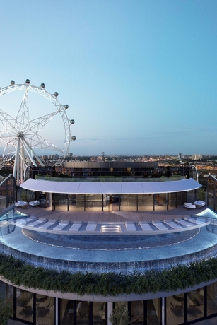 Imagen de los interiores del Hotel Melbourne Marriott Hotel Docklands. Foto 17