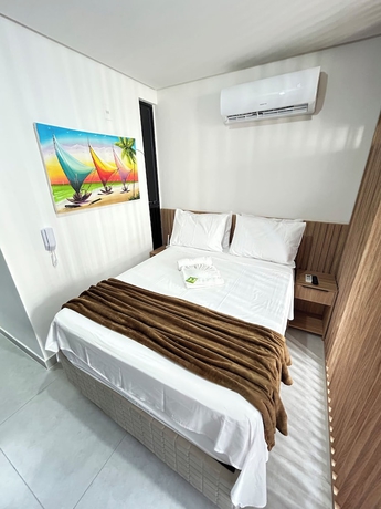 Imagen de la habitación del Hotel Melhores Flats - Conforto &agrave; beira-mar. Foto 2