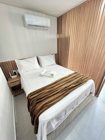Imagen de la habitación del Hotel Melhores Flats - Conforto &agrave; beira-mar. Foto 5
