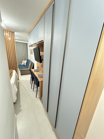 Imagen de la habitación del Hotel Melhores Flats - Conforto &agrave; beira-mar. Foto 6