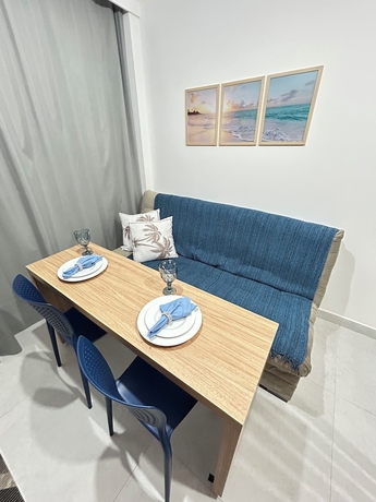 Imagen de la habitación del Hotel Melhores Flats - Conforto &agrave; beira-mar. Foto 13