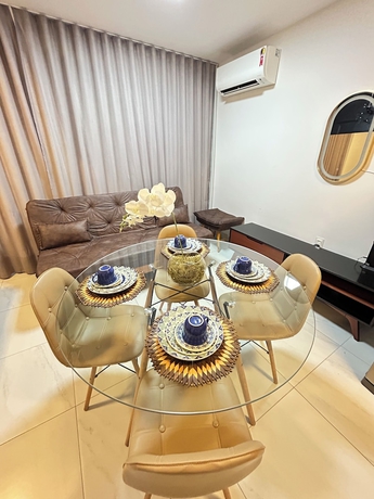 Imagen de la habitación del Hotel Melhores Flats - Elegante a 300m do mar. Foto 5