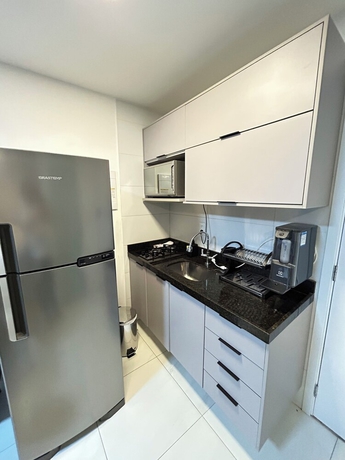 Imagen de la habitación del Hotel Melhores Flats - Elegante a 300m do mar. Foto 9