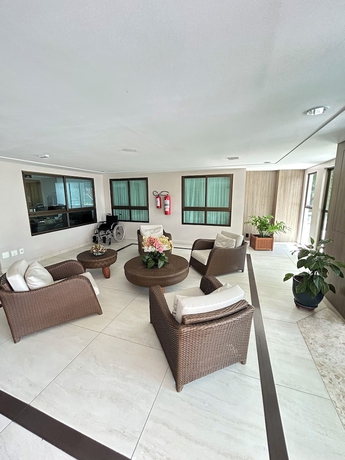 Imagen de los interiores del Hotel Melhores Flats - Espl&ecirc;ndido beira-mar. Foto 16