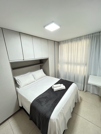 Imagen de la habitación del Hotel Melhores Flats - Espl&ecirc;ndido beira-mar. Foto 8