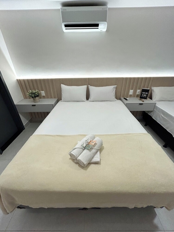Imagen de la habitación del Hotel Melhores Flats - Exclusividade vista mar. Foto 10