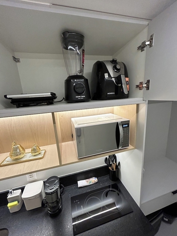 Imagen de la habitación del Hotel Melhores Flats - Exclusividade vista mar. Foto 12