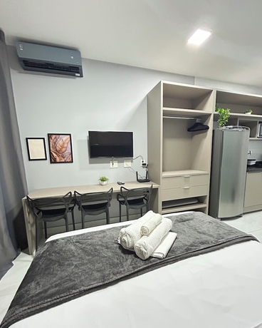 Imagen de la habitación del Hotel Melhores Flats - Linda vista. Foto 1