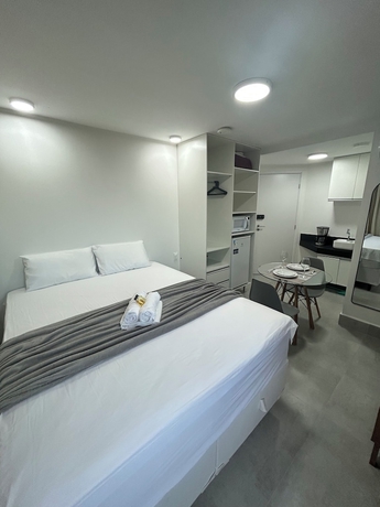 Imagen de la habitación del Hotel Melhores Flats - Qualidade a 100m do mar. Foto 6