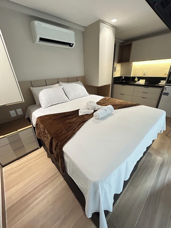 Imagen de la habitación del Hotel Melhores Flats - Refinado &agrave; beira-mar. Foto 2