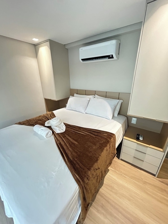 Imagen de la habitación del Hotel Melhores Flats - Refinado &agrave; beira-mar. Foto 4