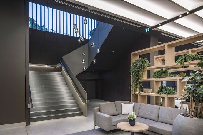 Imagen de los interiores del Hotel Melia Frankfurt City. Foto 10