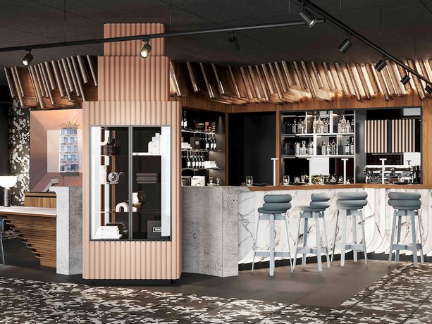 Imagen del bar/restaurante del Hotel Mercure Brest Centre Port. Foto 2