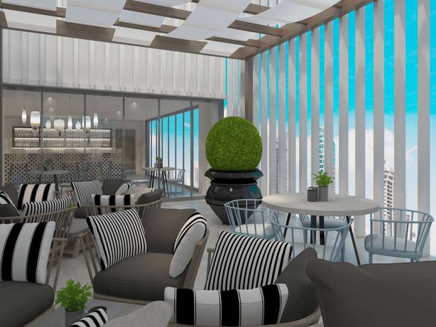 Imagen del bar/restaurante del Hotel Mercure Dubai Deira. Foto 9