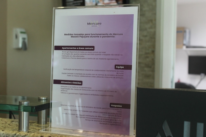 Imagen de los interiores del Hotel Mercure Maceio Pajucara. Foto 17