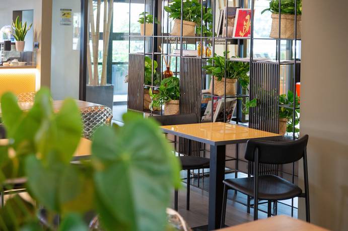 Imagen del bar/restaurante del Hotel Mercure Milano Agrate Brianza. Foto 6