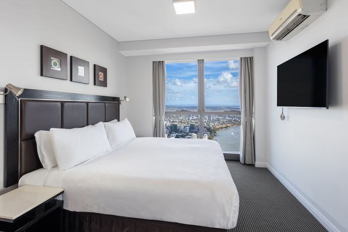 Imagen de la habitación del Hotel Meriton Suites Adelaide Street, Brisbane. Foto 3