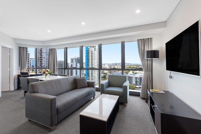 Imagen de la habitación del Hotel Meriton Suites Adelaide Street, Brisbane. Foto 10