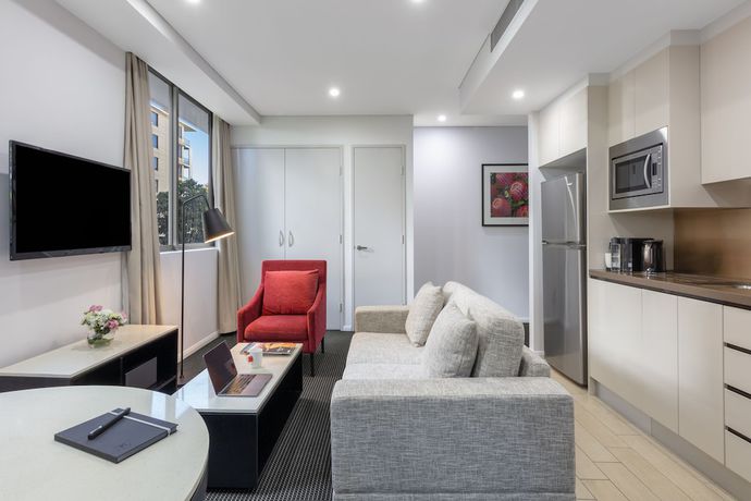 Imagen de la habitación del Hotel Meriton Suites North Ryde. Foto 18