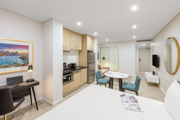 Imagen de la habitación del Hotel Meriton Suites Pitt Street, Sydney. Foto 2