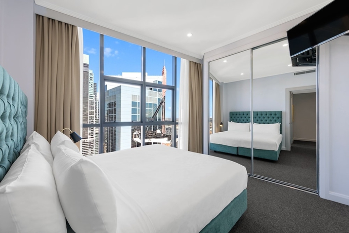 Imagen de la habitación del Hotel Meriton Suites Pitt Street, Sydney. Foto 14