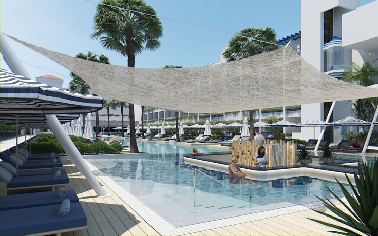 Imagen de la piscina del Hotel Mett and Beach Resort Marbella Estepona. Foto 13