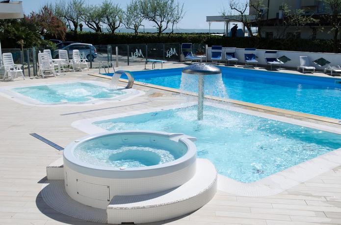 Imagen de la piscina del Hotel Mexico, Rimini. Foto 11