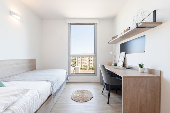 Imagen de la habitación del Hotel Micampus Barcelona. Foto 5