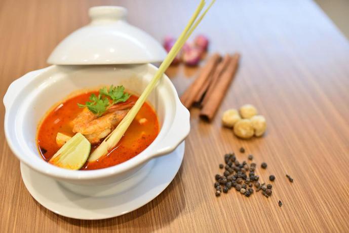 Imagen del bar/restaurante del Hotel Midtown Xpress Balikpapan. Foto 6