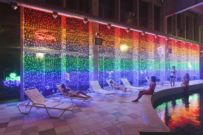 Imagen de la piscina del Hotel Mikazuki Sea-park Awa Kamogawa. Foto 14