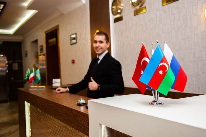 Imagen de los interiores del Hotel Mildom Hotel Baku. Foto 6