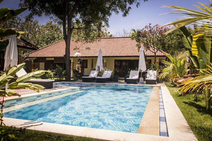Imagen general del Hotel Mimpi Nyata Villa and Dive Center. Foto 4