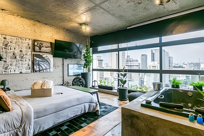 Imagen de la habitación del Hotel Mirante do Vale - o Pr&eacute;dio do Sampa Sky. Foto 2