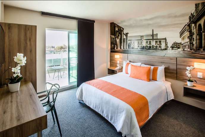 Imagen de la habitación del Hotel Mision Express Durango. Foto 8