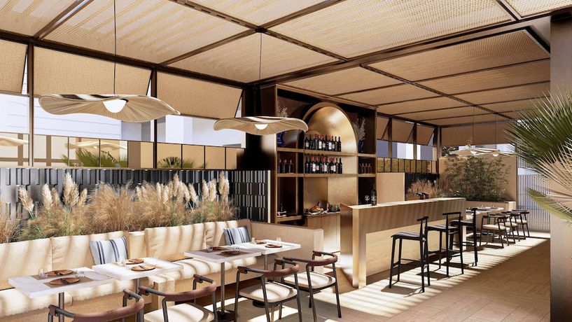 Imagen del bar/restaurante del Hotel Mitsis N'U Piraeus Port. Foto 4