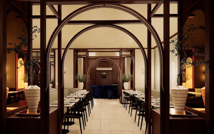 Imagen del bar/restaurante del Hotel Mitsis N'U Piraeus Port. Foto 7