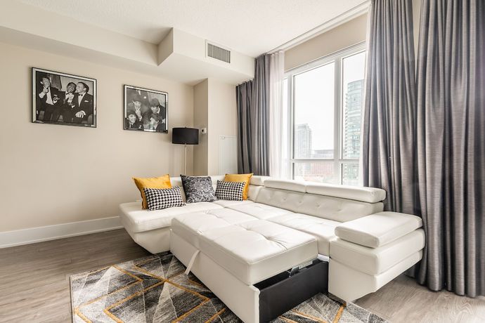 Imagen de la habitación del Hotel Modern Downtown Apartment. Foto 8
