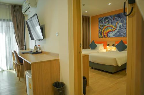 Imagen de la habitación del Hotel Moji Don Mueang Airport Hotel - Bangkok. Foto 8