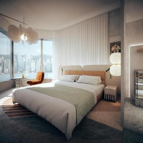 Imagen de la habitación del Hotel Mondrian Hong Kong. Foto 17