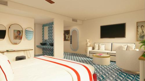 Imagen de la habitación del Hotel Mongibello Ibiza. Foto 19
