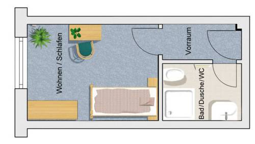 Imagen de la habitación del Hotel Montana, Tweng. Foto 11