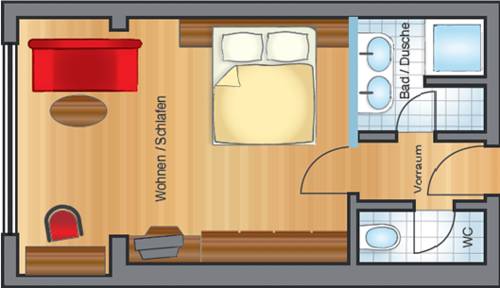 Imagen de la habitación del Hotel Montana, Tweng. Foto 16